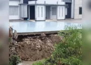 TPT dan Pagar GOR di Kedungadem Longsor, Kepala Dinpora Bojonegoro Bungkam