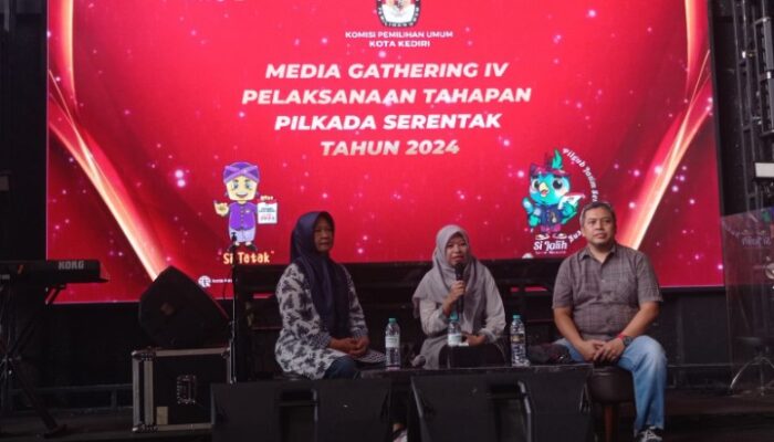 KPU Kota Kediri Gelar Media Gathering IV, Ini Narasumbernya