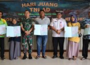 Peringati Hari Juang TNI AD, Kodim Bojonegoro Gelar Bakti Sosial Pembuatan Akte Kelahiran Gratis