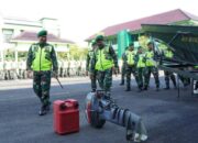 Dandim Bojonegoro Pimpin Apel Gelar Pasukan Kesiapsiagaan Antisipasi Bencana Alam