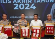 Gelar Rilis Tahun 2024, Polres Kediri Kota Ungkap Puluhan Kasus Narkoba dan Ratusan Kasus Kriminalitas