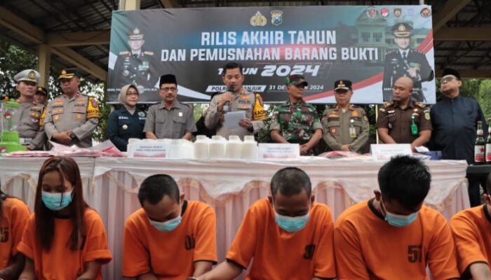 Polres Nganjuk Bongkar Jaringan Peredaran Narkotika di Tanjunganom dan Kediri