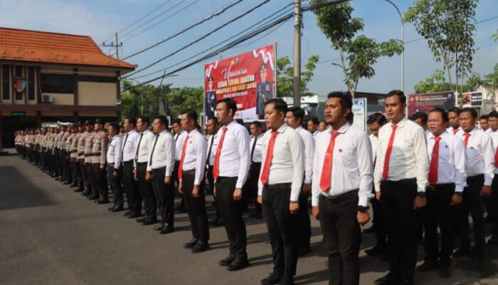Kapolres Bojonegoro Pimpin Sertijab Waka Polres dan Kasat Lantas
