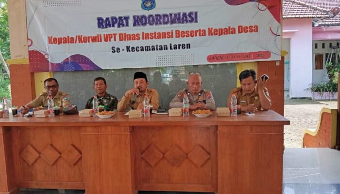 Danramil Laren Kodim Lamongan Hadiri Rakor Lintas Instansi dan Kepala Daerah se Kecamatan