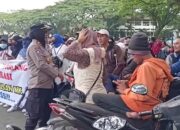 Polresta Malang Kota Kawalan Aksi Unjuk Rasa Dengan Humanis