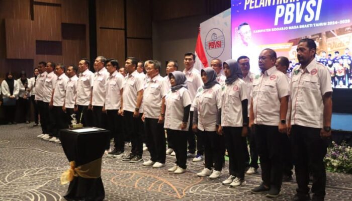 Kapolda Jatim Lantik Pengurus PBVSI Kabupaten Sidoarjo Masa Bhakti 2024-2028