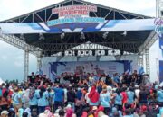 Wali Kota dan Wakil Walikota Kediri Terpilih Gelar Acara Mlaku Serta Nonton Bareng Relawan Vinanda Gus qowim