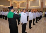 Kakanwil Ditjenpas Jatim Lantik Sejumlah Pejabat Baru serta Canangkan Pakta Integritas dan Perjanjian Kinerja 2025