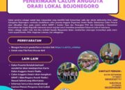 Orari Lokal Bojonegoro Buka Pendaftaran Anggota, Berikut Persyaratannya 