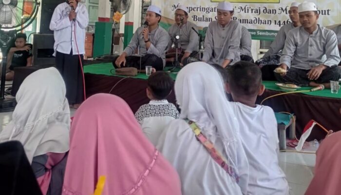 Paud Sembung dan SD Negeri Sembung Kecamatan Kapas Peringati Isra Mi’raj