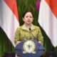 Ketua DPR RI Puan Maharani di gedung DPR, Senayan, Jakarta. Jum'at (24/1/2025)