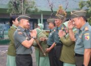 Kodim Lamongan Gelar Upacara Serahterima Jabatan Perwira Staf dan Danramil 