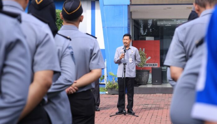 Pimpin Apel Bersama, Kakanwil KemenKum Jatim Optimis BHP Surabaya Akan Raih Predikat WBK