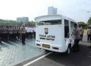 Optimalkan Pelayanan Publik, Kapolda Jatim Serahkan Mobil Shuttle Semeru SPKT