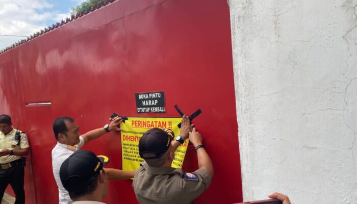 Satpol PP Bojonegoro Segel PT Sata Tech Indonesia: Langkah Tegas untuk Kepatuhan Perizinan