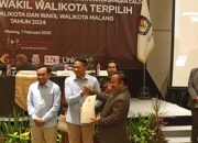 Wahyu Hidayat dan Ali Muthohirin Ditetapkan KPU Kota Malang Sebagai Paslon Terpilih