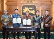 Hadiri Kesepakatan Bersama Pemprov Jatim dengan IPDN, Pj Bupati: Upaya Memperkuat Kualitas Pendidikan di Bojonegoro
