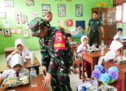 Distribusi Program Makan Bergizi Gratis Dapat Pengawalan dari Babinsa Kodim Bojonegoro