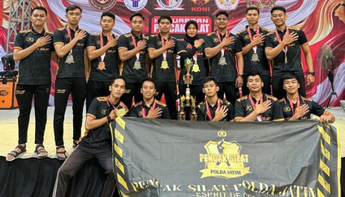 Anggota Polresta Malang Kota Raih Medali Perak di Kejuaraan Pencak Silat Piala KASAD