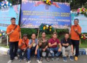 DPC PJI Bojonegoro Berikan Ucapan Selamat Kepada Setyo Wahono dan Nurul Azizah dengan Karangan Bunga