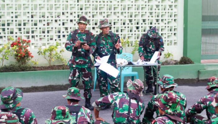 Tingkatkan Keterampilan Prajurit, Kodim Bojonegoro Gelar Uji Keterampilan Individu