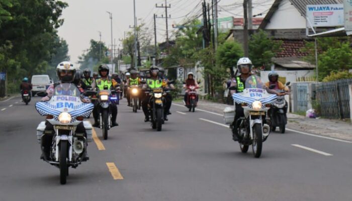Polres Bojonegoro Laksanakan Patroli Birukan Bojonegoro untuk Keamanan Selama Ramadan