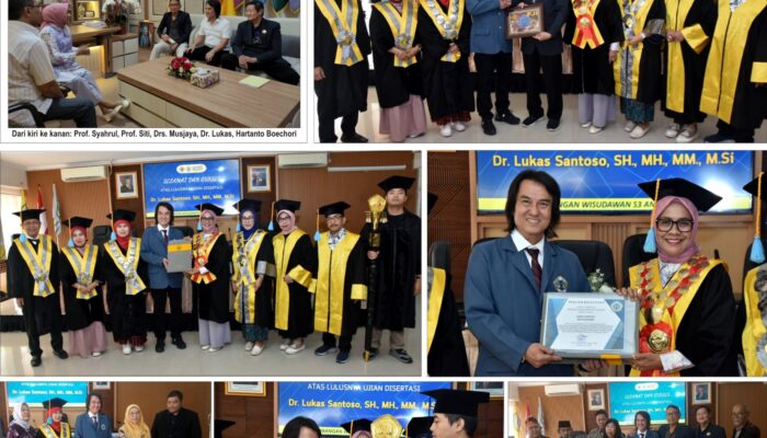 Anggota Depkumham PJI Advokat Lukas Santoso Meraih Gelar Doktor dengan IPK 3,82