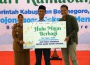 Pemkab Bojonegoro SKK Migas, KKKS Bagikan Sembako Untuk Yatim Piatu dan Dhuafa