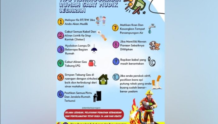 Persiapan Mudik Lebaran: Imbauan dari Dinas Damkar Bojonegoro