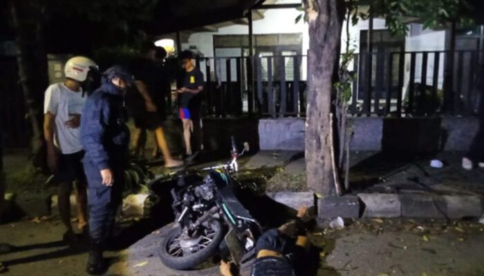 Kabag Ops Polres Kediri Kota Sigap Bantu Laka