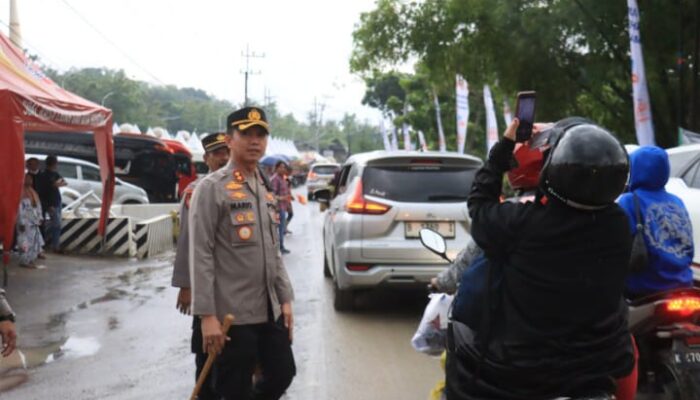Kapolres Bojonegoro Tinjau Arus Balik Lebaran demi Keamanan Pemudik