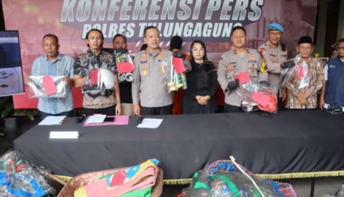 Polres Tulungagung Tetapkan 7 Tersangka Kasus Balon Udara Berpetasan