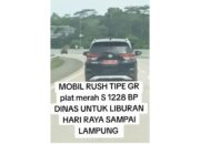 Selain Nunggak Pajak, Mobil Dinas Plat Merah Kabupaten Bojonegoro Kepergok Dipakai Mudik