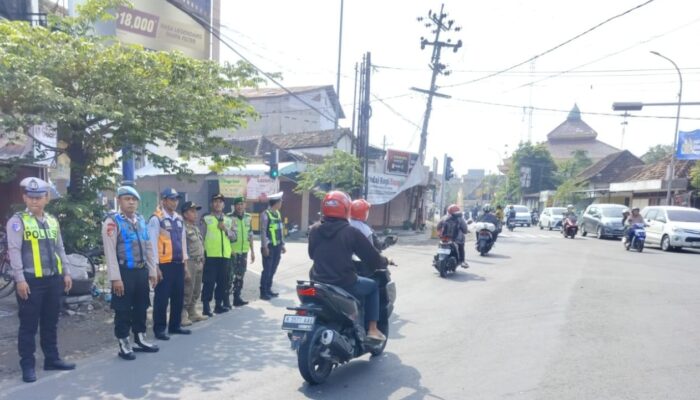 Arus Balik Lebaran, Polres Bojonegoro Jaga Dua Pintu Perbatasan