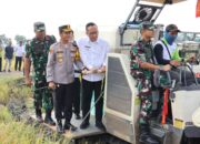 Gresik Berpartisipasi dalam Panen Raya Padi Nasional di Driyorejo