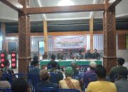 Koramil Sambeng Hadiri Sosialisasi Pembentukan Panitia Pengisian Perangkat Desa Pasarlegi