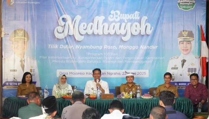 Warga Mojorejo Sambut Hangat Setyo Wahono dalam Bupati Medhayoh