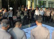 Kapolres Nganjuk Pimpin Apel Kesiapan Pengamanan IKSPI Kera Sakti di Madiun