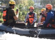 Antisipasi Pladu, Wali Kota Kediri Tinjau Kesiapan Sungai Brantas Bersama BPBD