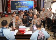 Polres Kediri Kota Bersama Serikat Pekerja Gelar Aksi Donor Darah
