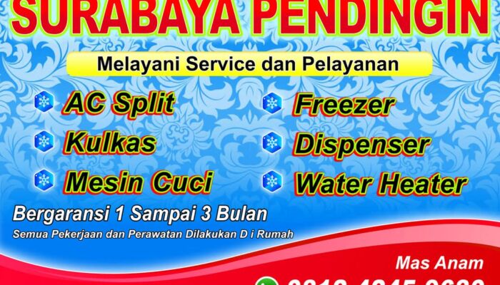 Servis AC Terbaik di Surabaya, Surabaya Pendingin Jawabannya