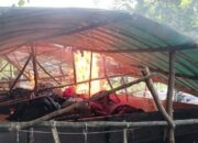Polres Mojokerto Bakar Habis Arena Sabung Ayam