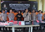 Nganjuk Tidak Aman Bagi Kriminal, Polres Bongkar Puluhan Kasus Sekaligus