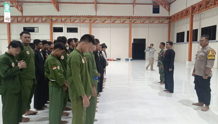 Momen Langka, Silat dari Berbagai Aliran Kompak Latihan Bareng di Nganjuk