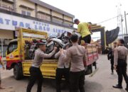 Polres Lamongan Sikat Konvoi Liar, Puluhan Remaja dan Motor Diamankan