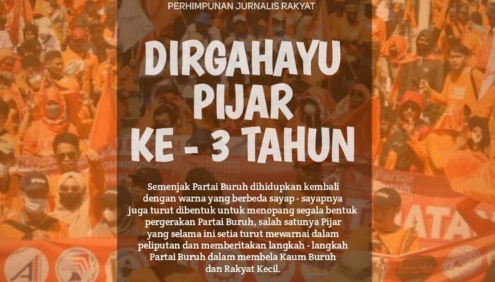 Ulang Tahun ke-3, PIJAR Mantap Jadi Corong Rakyat di Medsos