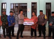 Masjid Belum Jadi, Kapolres Kediri Kota Datang Bawa Bantuan