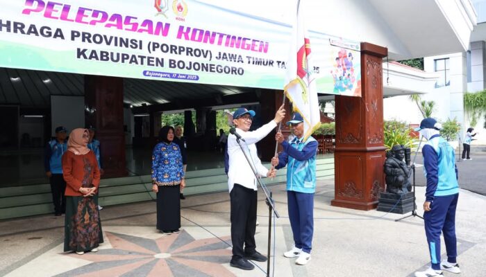 Bupati Bojonegoro Lepas 417 Kontingen Porprov: Buktikan Kalian Juara