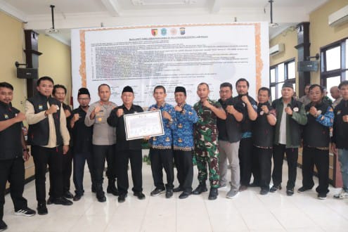 Suro Damai, 21 Perguruan Silat Lamongan Kompak Jaga Keamanan
