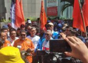 Serikat Pekerja dan Partai Buruh Geruduk PBB